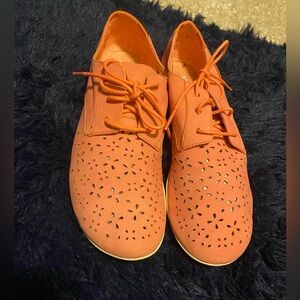 Merrel Mimix Maze casual lace up shoes, coral